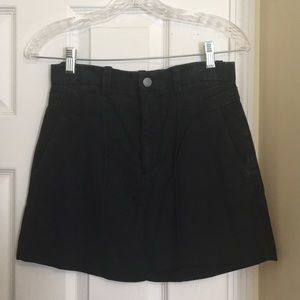 Joe’s Jeans Navy Suede Mini Skirt